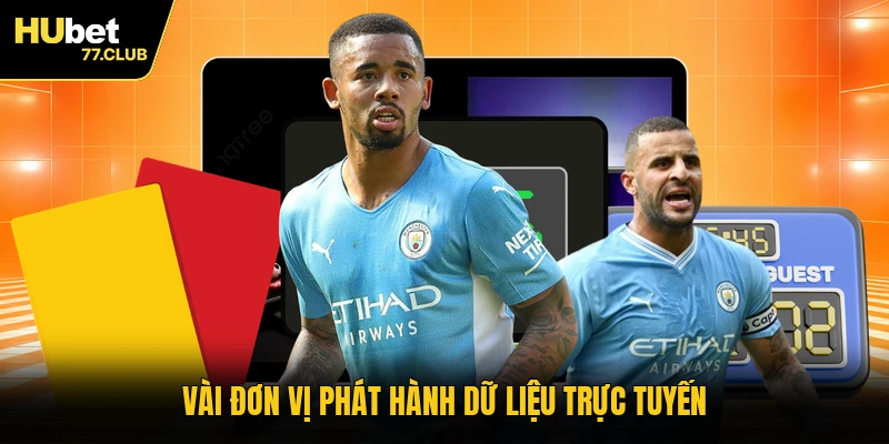 Vài đơn vị phát hành dữ liệu trực tuyến